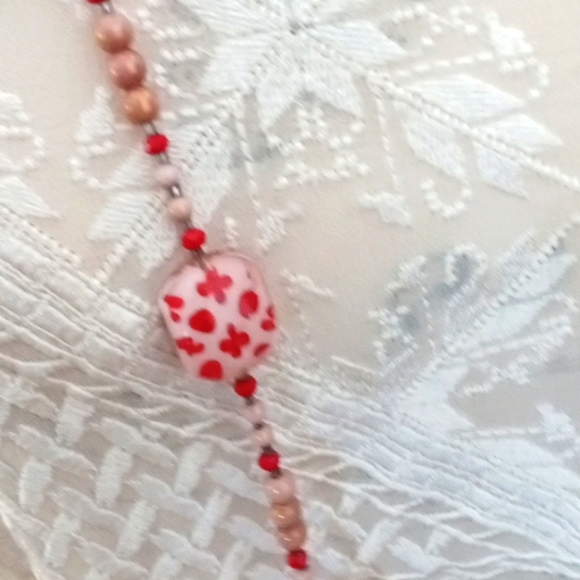 Antics Murrina Glass bead  necklace 22" long - Picture 5 of 17